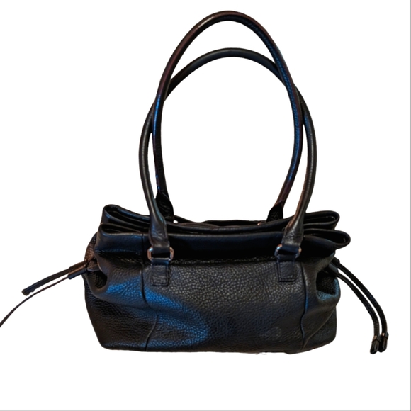 VGUC Kate Spade Black Pebbled Leather Westbury Satchel w/Side Drawstring - Picture 2 of 10